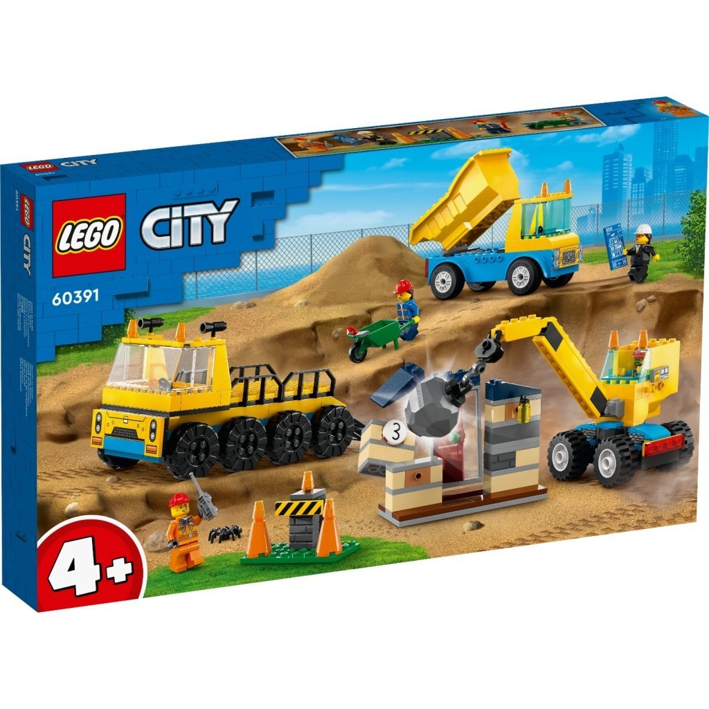 Lego City 60391 Dump Truck Construction Truck and Demolition Crane (5702017416465)
