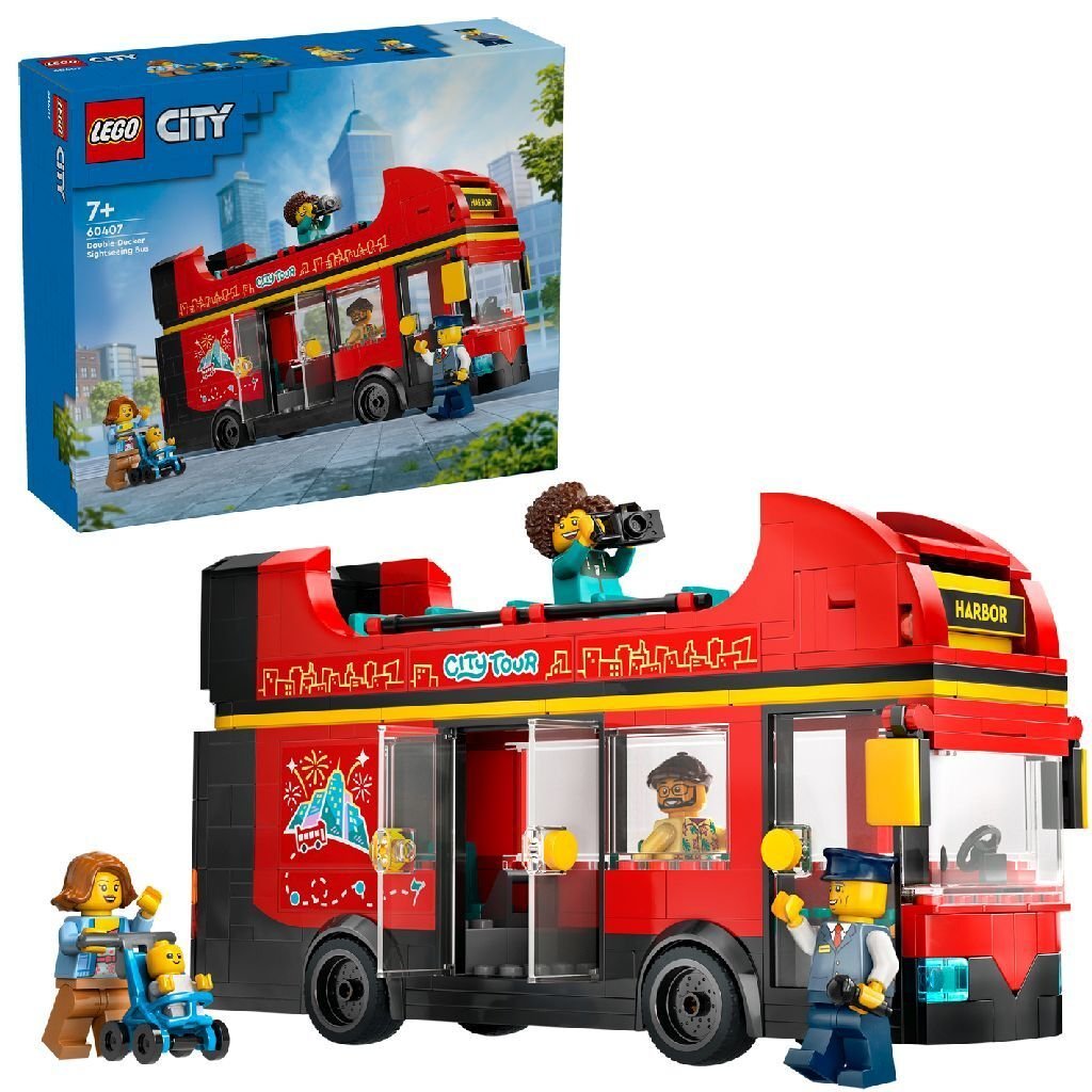 Lego 60407 City Great Vehicles Red Double Decker Bus (5702017582894)