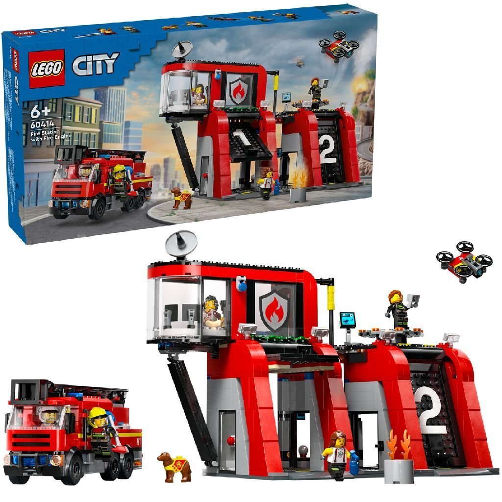 Lego City 60414 Fire Station and Fire Truck (5702017582962)